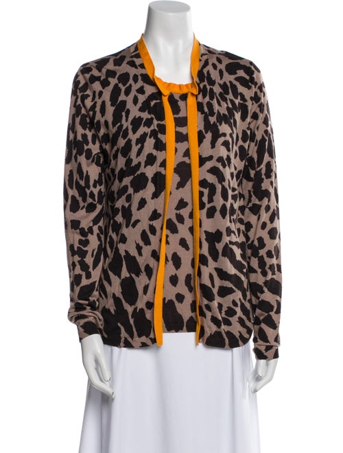 Escada Wool Animal Print Set