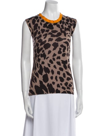 Escada Wool Animal Print Set