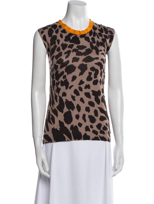 Escada Wool Animal Print Set