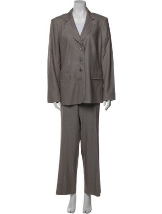 Escada Wool Pant Set