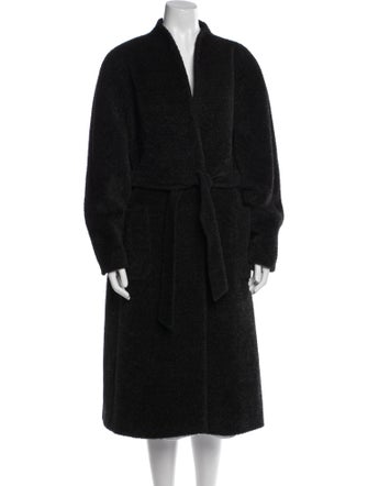 Escada Alpaca Faux Fur Coat