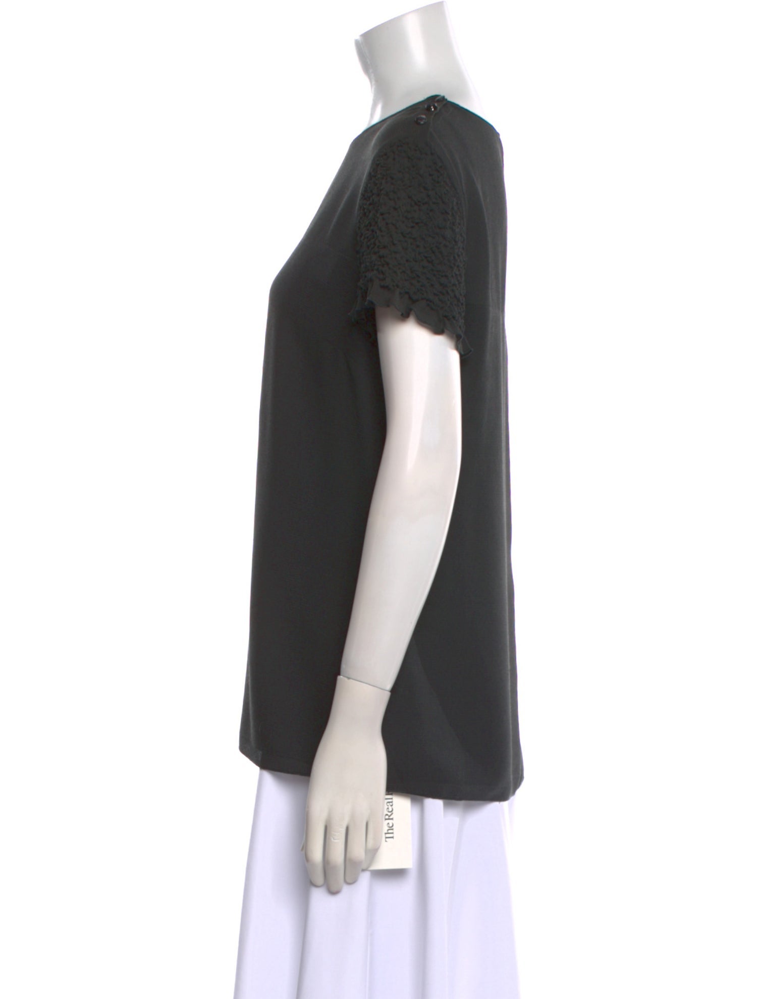 Escada Silk Crew Neck T-Shirt