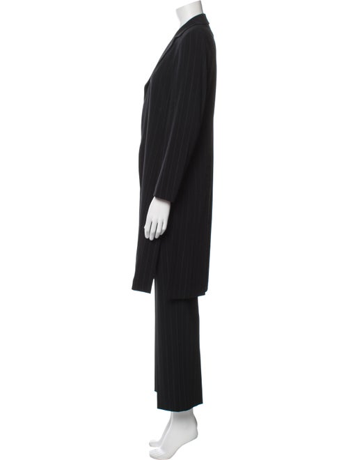 Escada Virgin Wool Striped Pantsuit