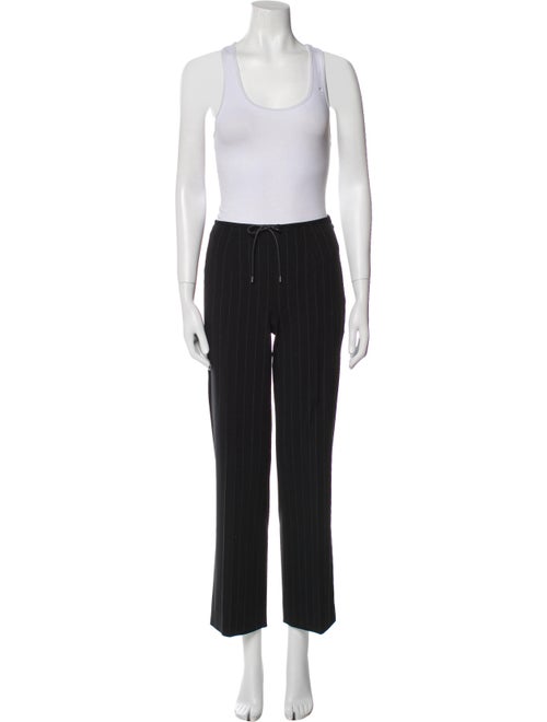Escada Virgin Wool Striped Pantsuit