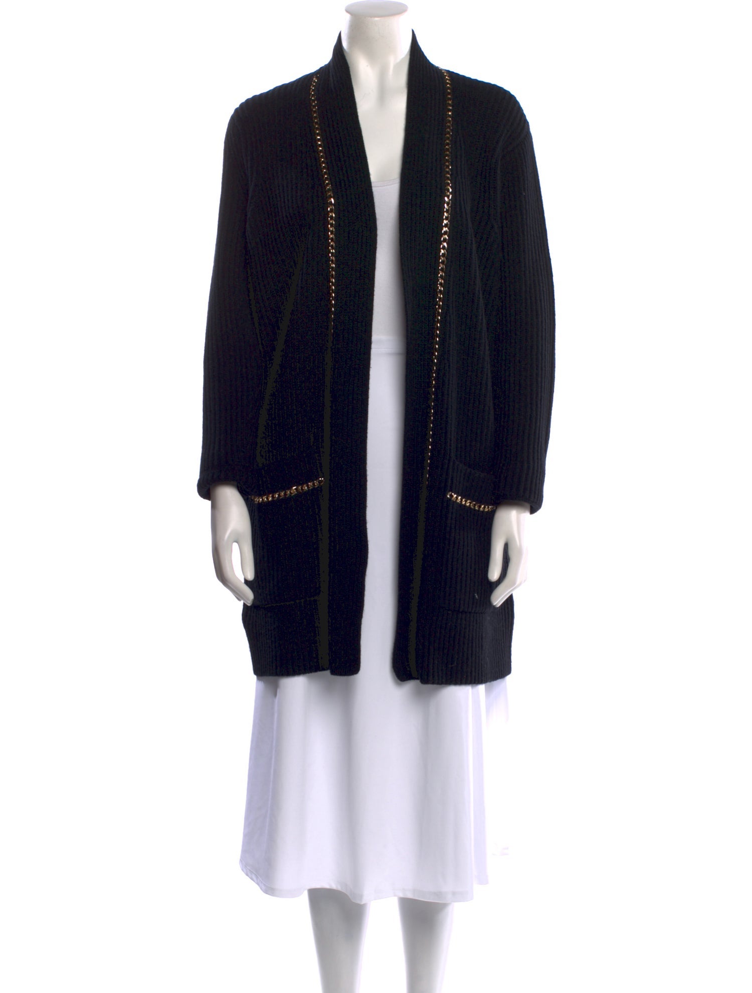 Escada Cashmere Open Front Sweater