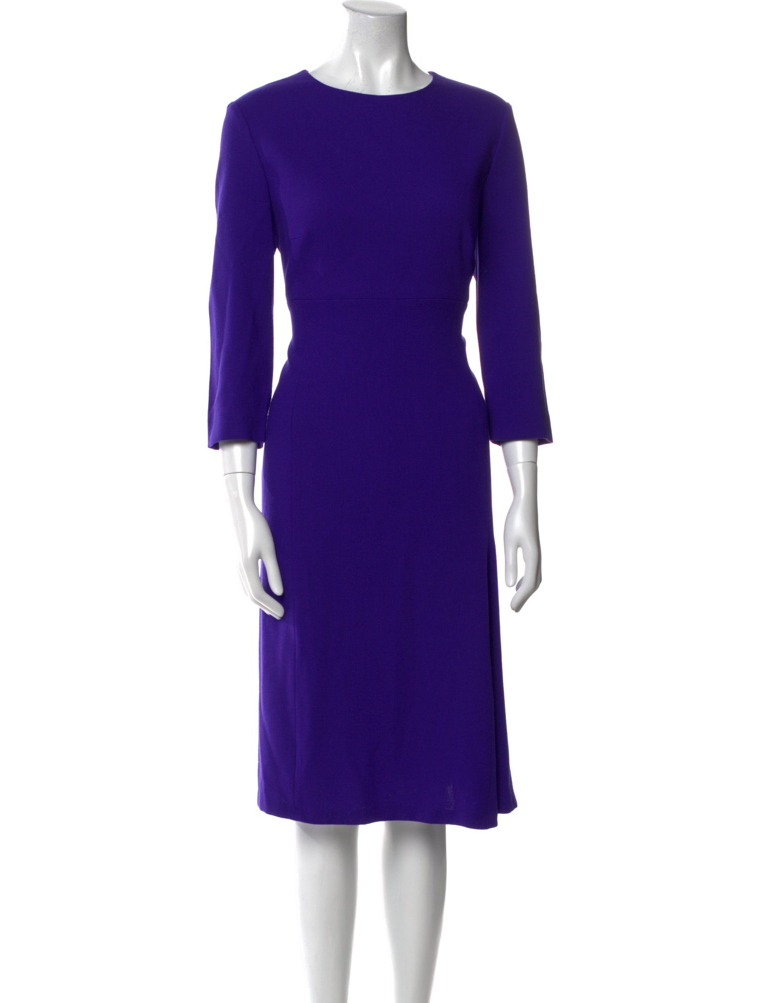 Escada Virgin Wool Midi Length Dress