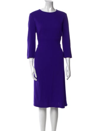 Escada Virgin Wool Midi Length Dress