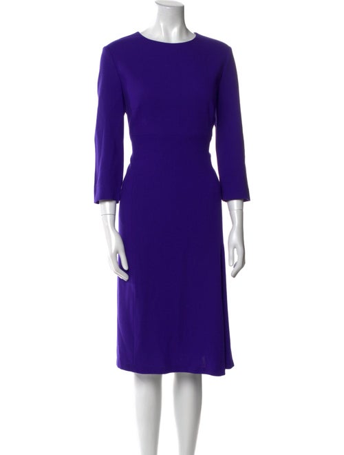 Escada Virgin Wool Midi Length Dress