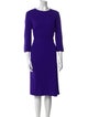 Escada Virgin Wool Midi Length Dress
