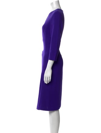 Escada Virgin Wool Midi Length Dress