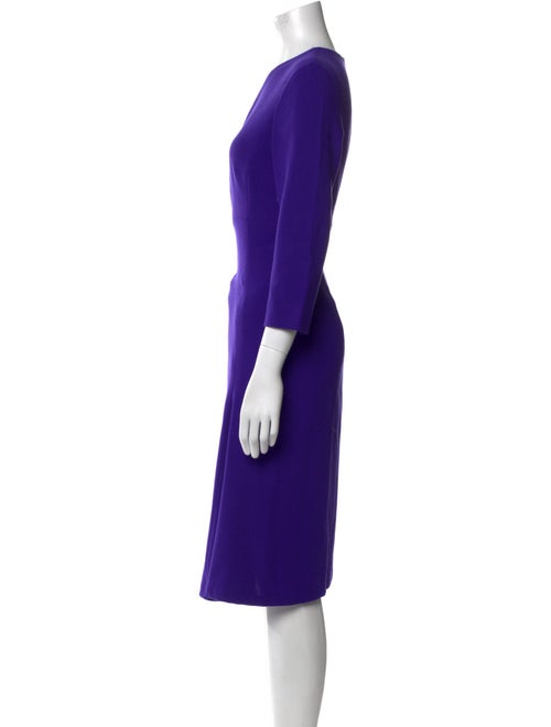 Escada Virgin Wool Midi Length Dress