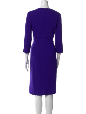 Escada Virgin Wool Midi Length Dress