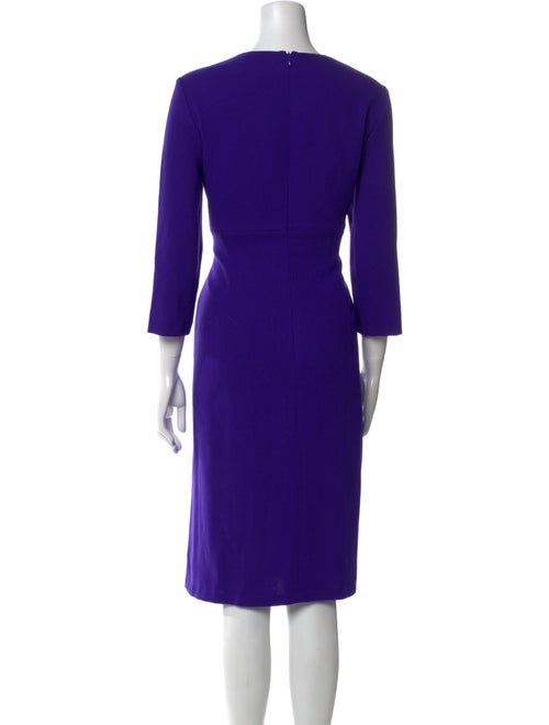 Escada Virgin Wool Midi Length Dress