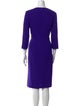 Escada Virgin Wool Midi Length Dress