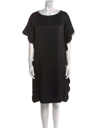 Escada Satin Knee-Length Dress
