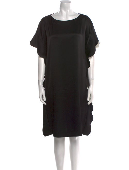 Escada Satin Knee-Length Dress