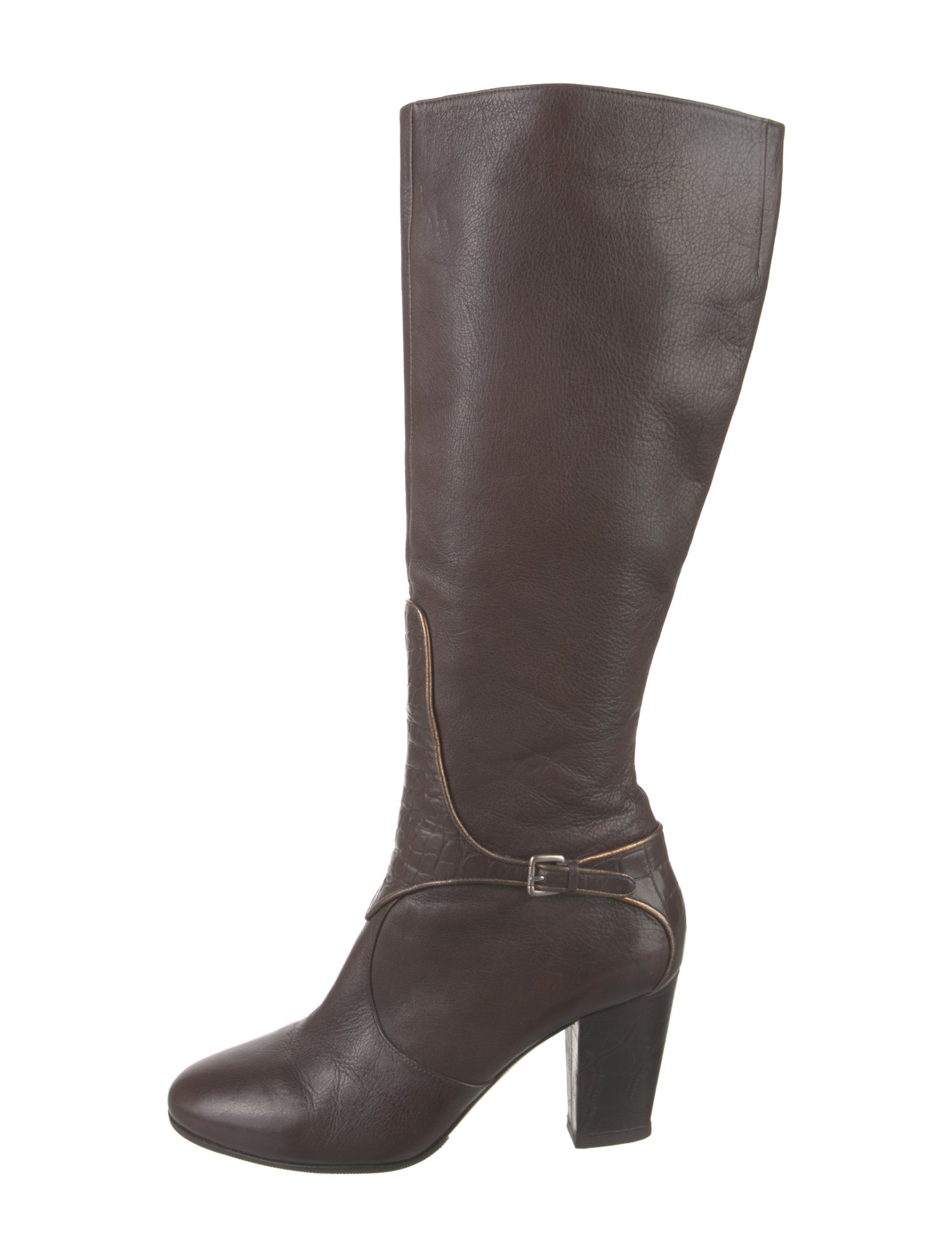 Escada Leather Riding Boots