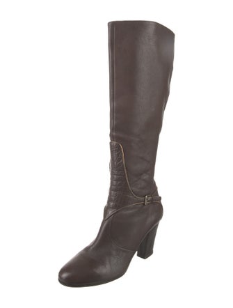 Escada Leather Riding Boots