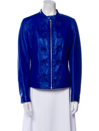 Escada Leather Biker Jacket