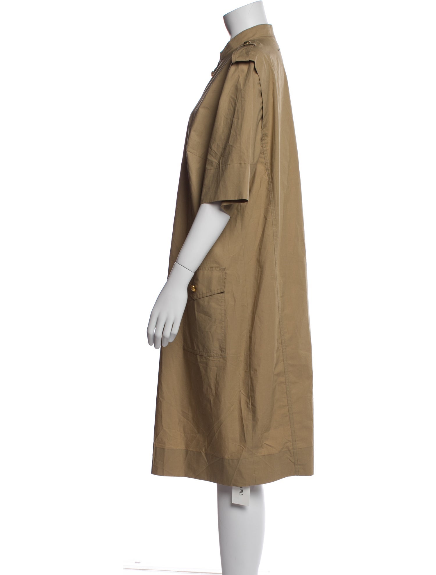 Escada Mock Neck Knee-Length Dress