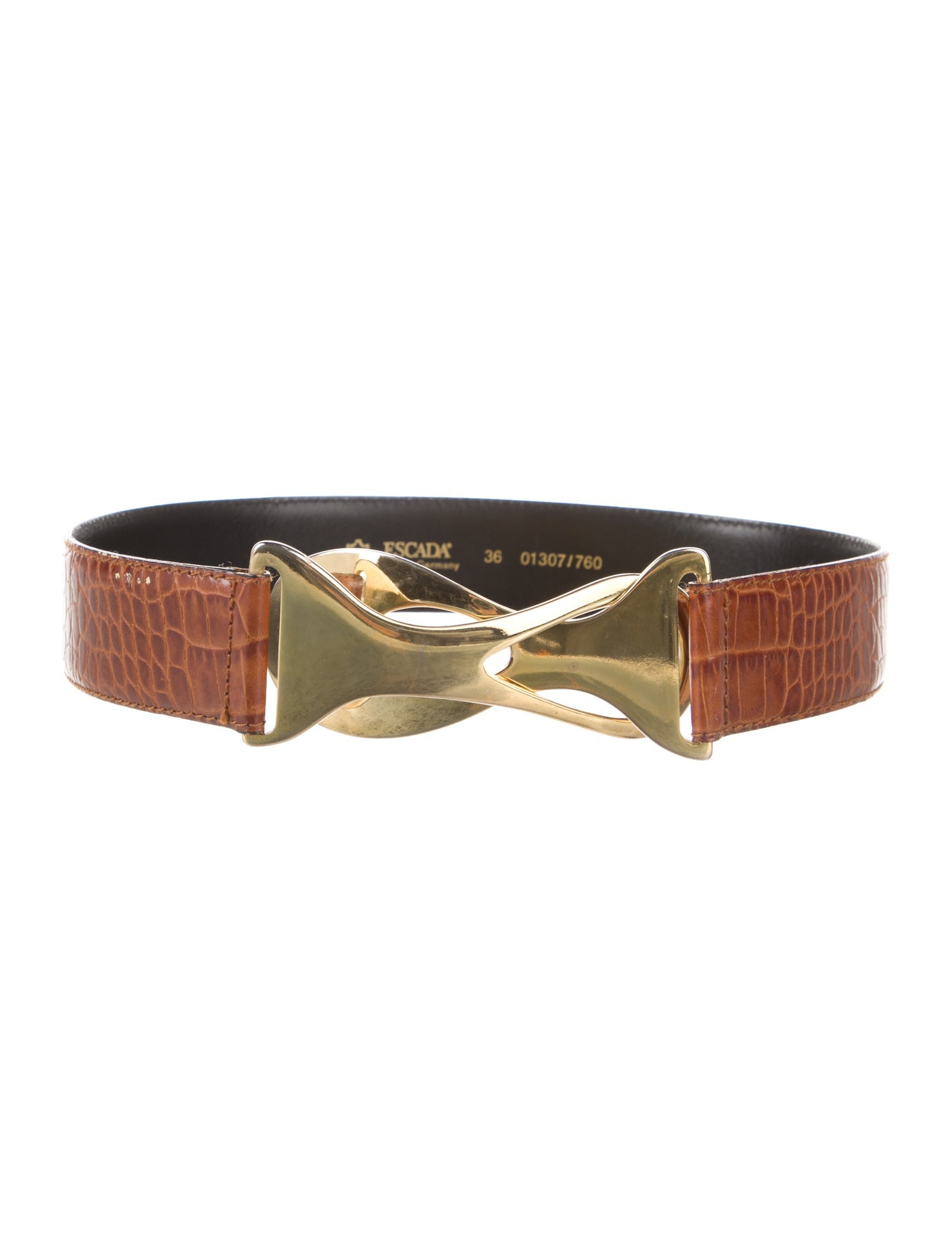 Escada Crocodile Waist Belt