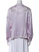 Escada Silk Printed Button-Up Top