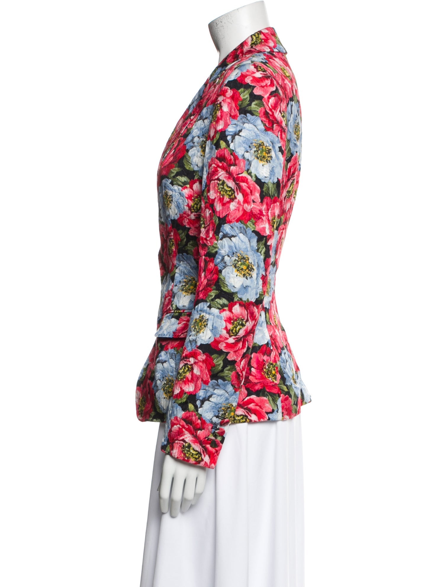 Escada Floral Print Blazer