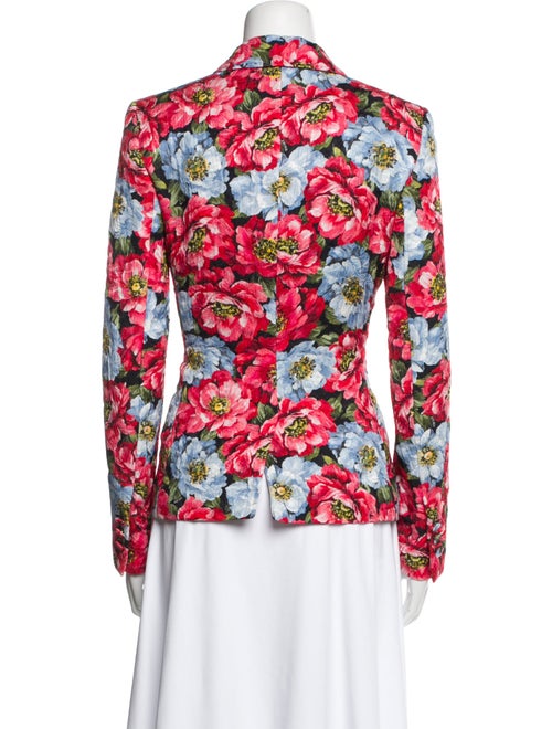 Escada Floral Print Blazer