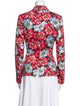 Escada Floral Print Blazer