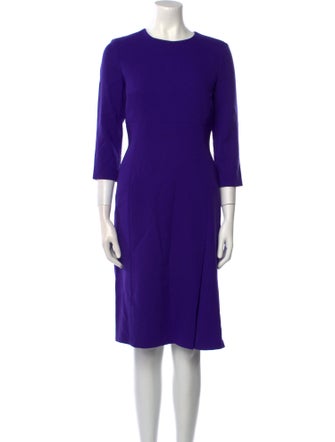 Escada Virgin Wool Knee-Length Dress