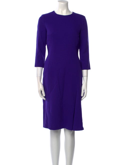 Escada Virgin Wool Knee-Length Dress