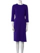 Escada Virgin Wool Knee-Length Dress