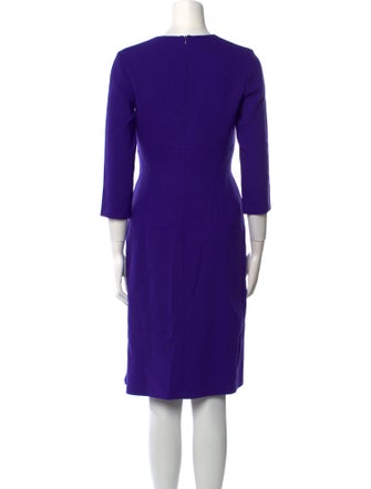 Escada Virgin Wool Knee-Length Dress