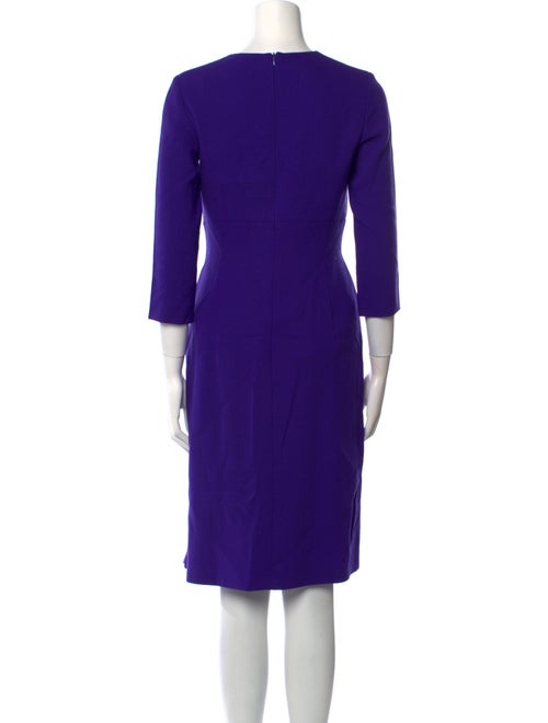 Escada Virgin Wool Knee-Length Dress