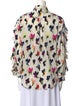 Escada Silk Printed Button-Up Top