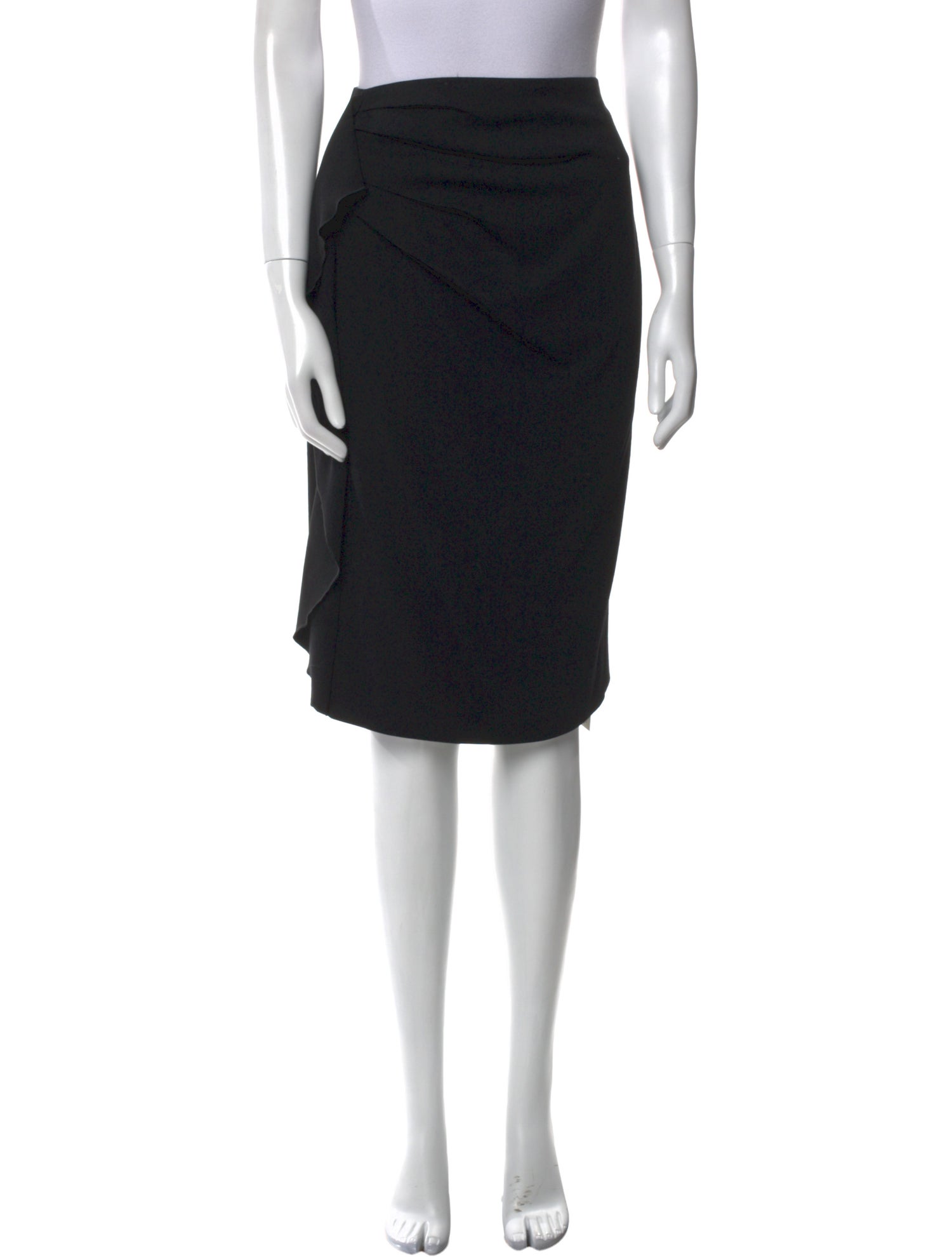 Escada Virgin Wool Knee-Length Skirt