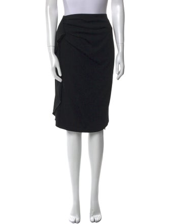 Escada Virgin Wool Knee-Length Skirt