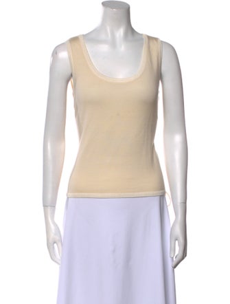 Escada Virgin Wool Scoop Neck Top
