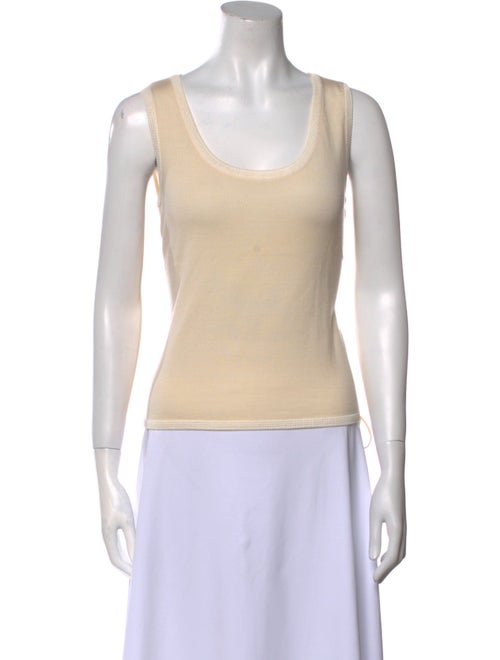 Escada Virgin Wool Scoop Neck Top