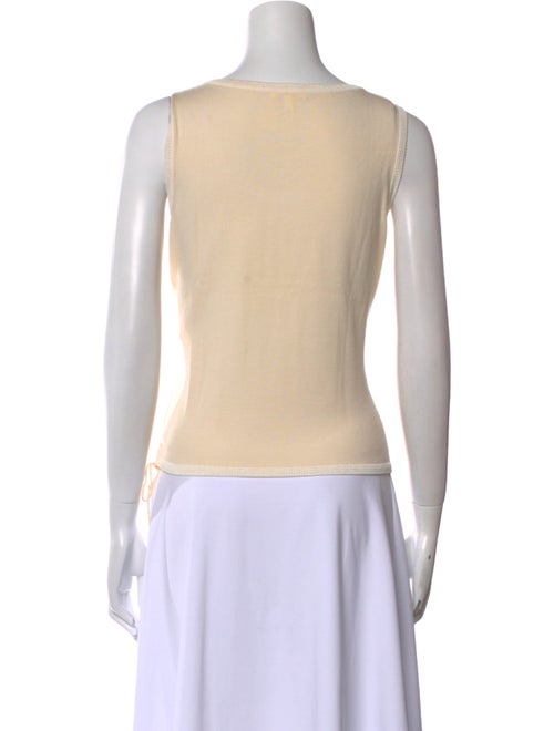 Escada Virgin Wool Scoop Neck Top