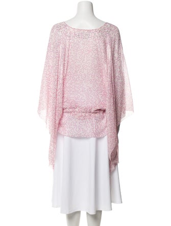 Escada Silk Paisley Print Blouse