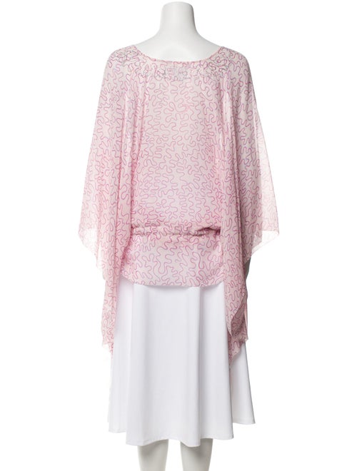 Escada Silk Paisley Print Blouse