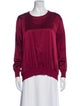 Escada Silk Crew Neck Sweatshirt