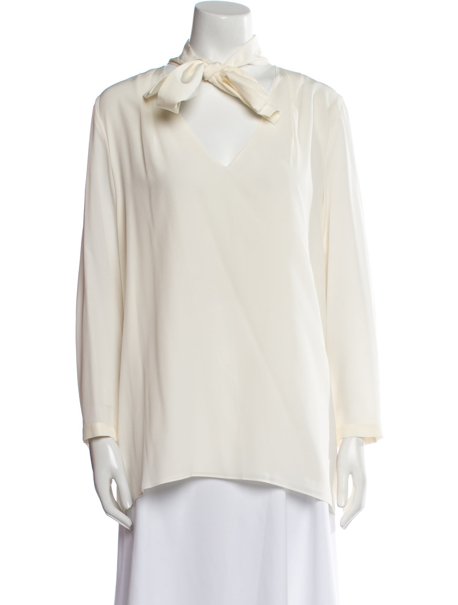 Escada Silk V-Neck Blouse