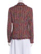 Escada Plaid Print Blazer