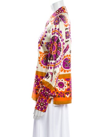 Escada Silk Printed Blouse
