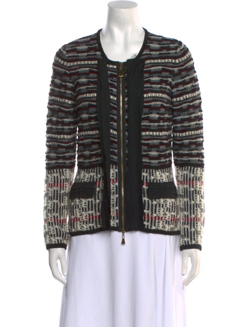 Escada Virgin Wool Striped Sweater