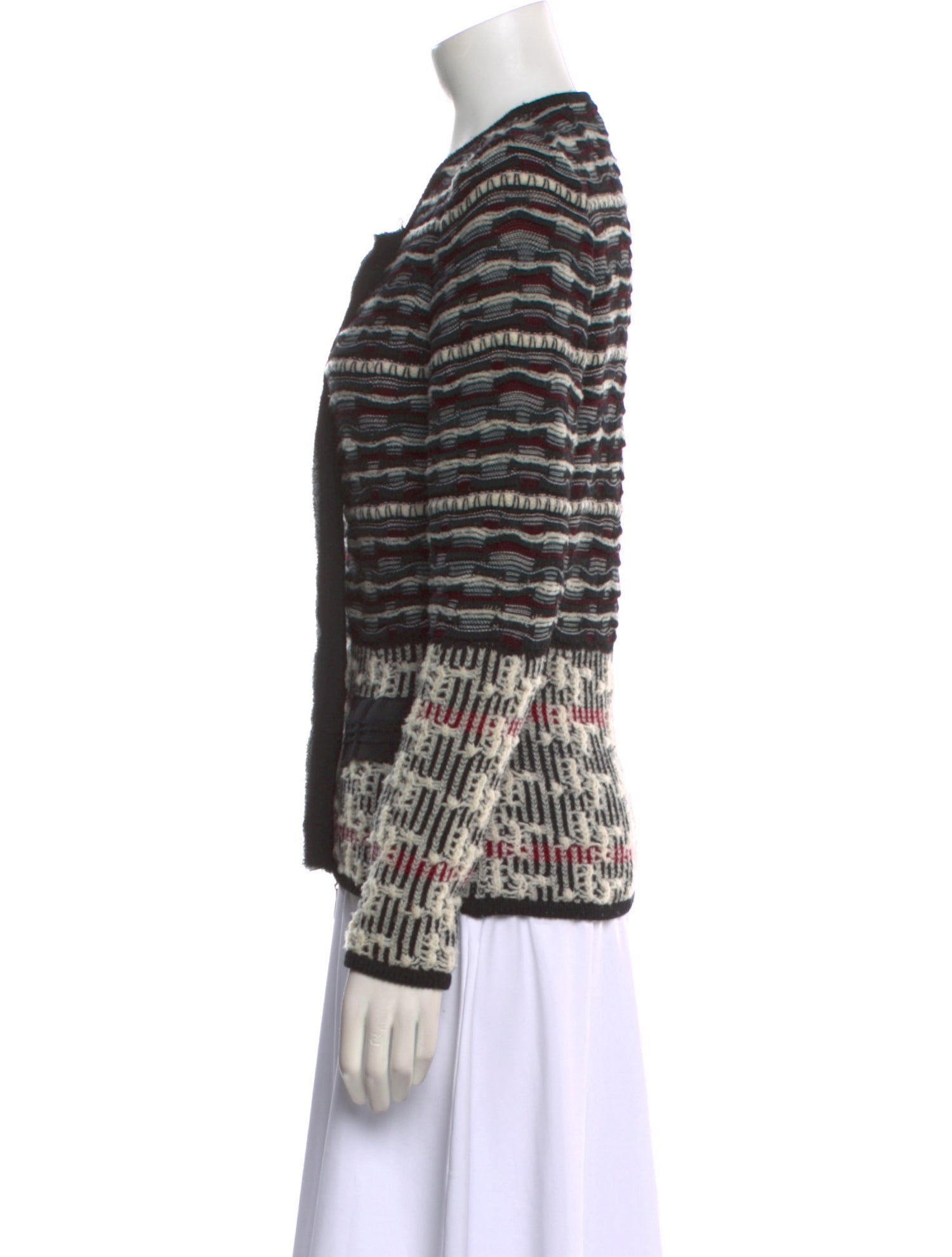 Escada Virgin Wool Striped Sweater