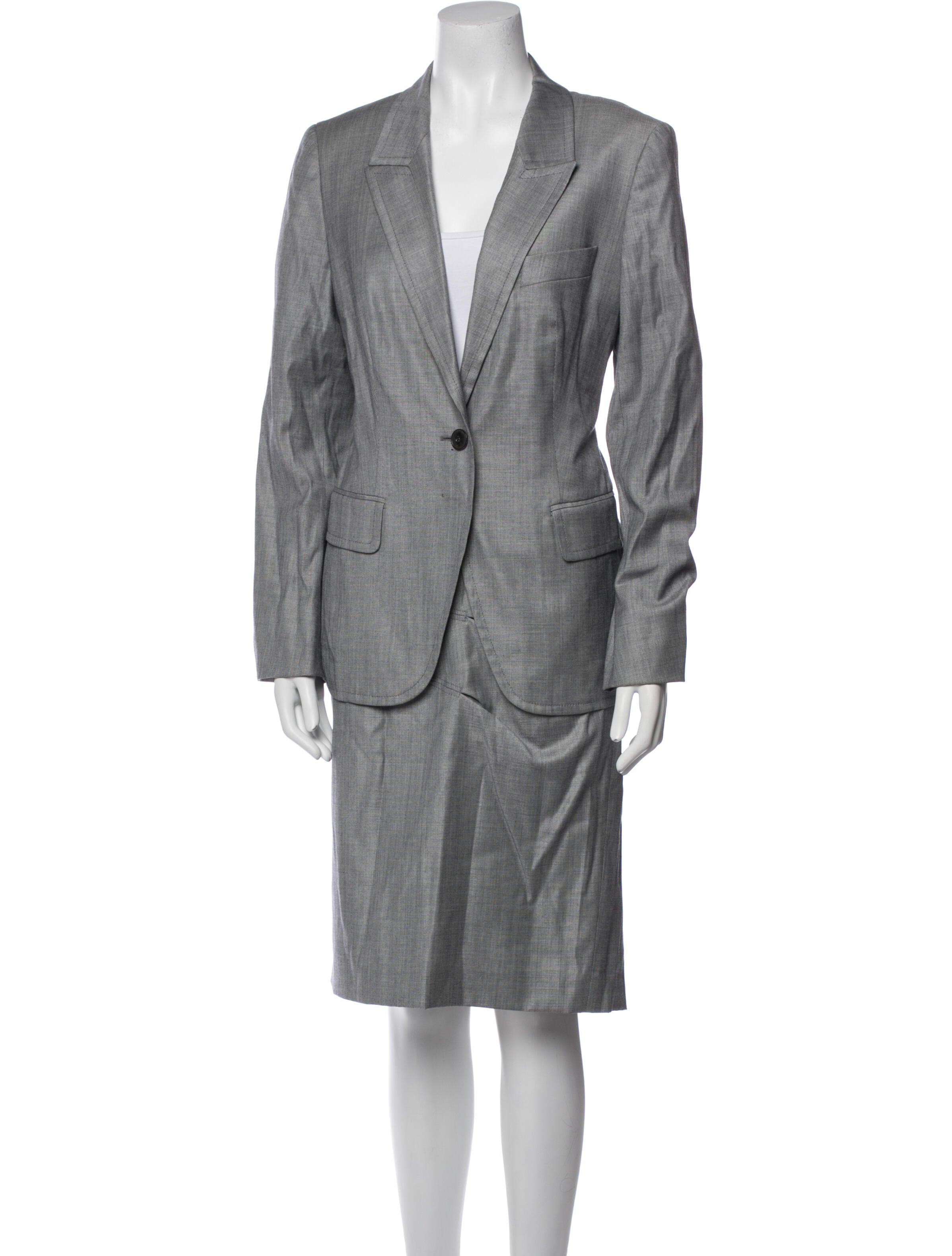Escada Wool Skirt Suit