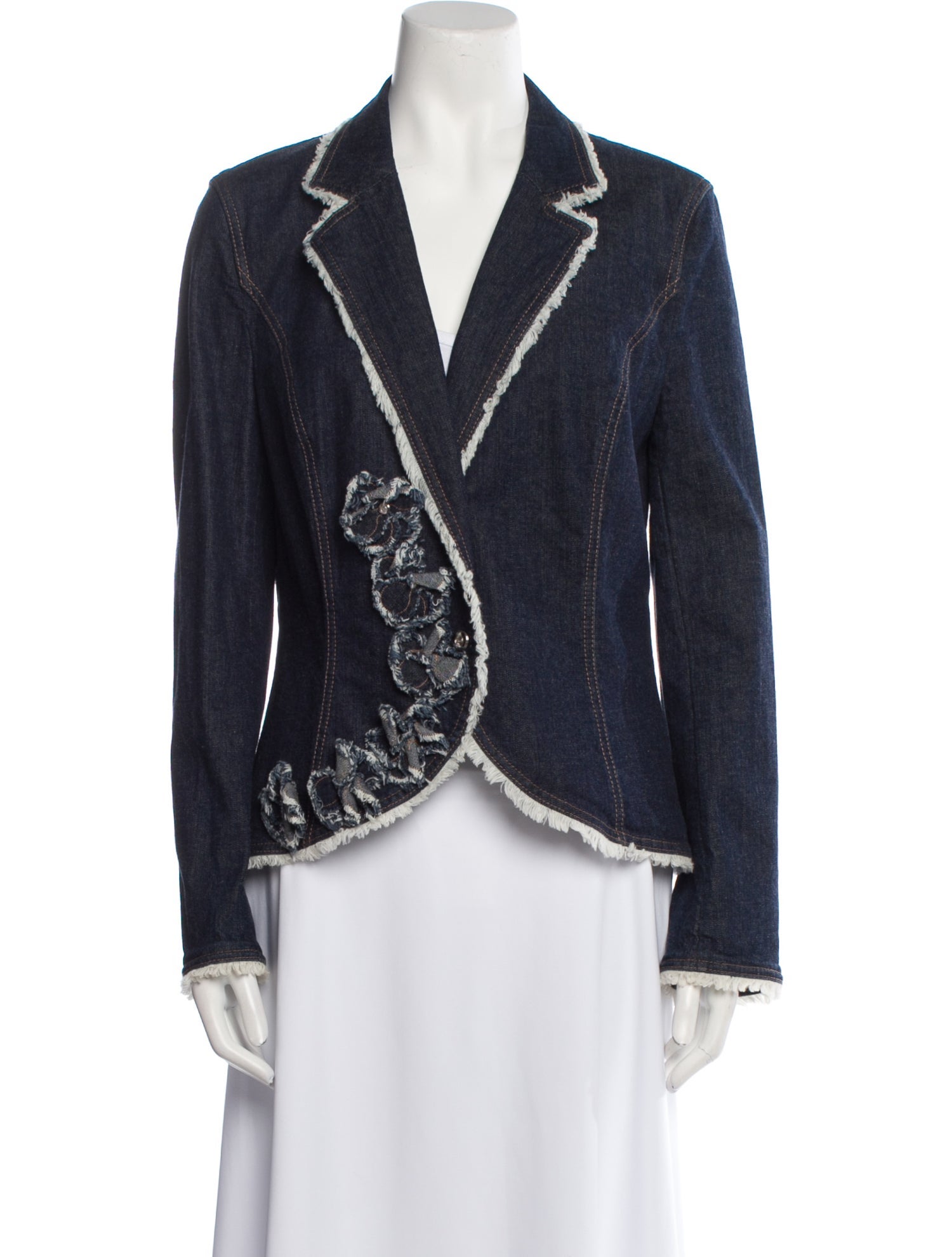 Escada Colorblock Pattern Evening Jacket